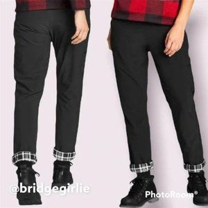 Eddie Bauer Women's Fleece Lined Pants Black Size 12